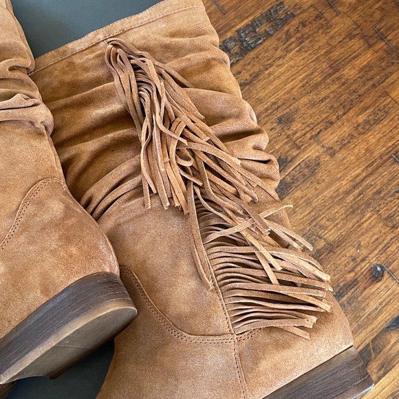 Kenneth Cole Reaction Hi-King Sue Boots SIZE 9-1/2 MAPLE - Picture 10 of 12